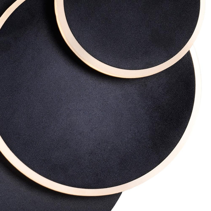 Private I LED Sconce With Matte Black Finish