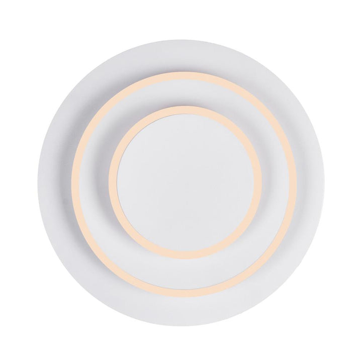 Private I LED Sconce With Matte White Finish