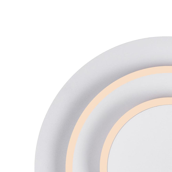Private I LED Sconce With Matte White Finish