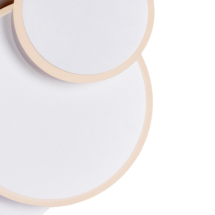 Private I LED Sconce With Matte White Finish
