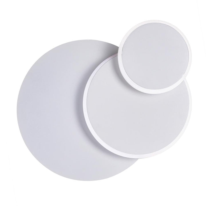 Private I LED Sconce With Matte White Finish
