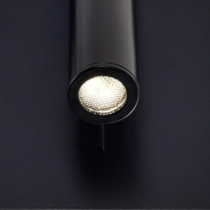 Private I LED Sconce With Matte Black Finish