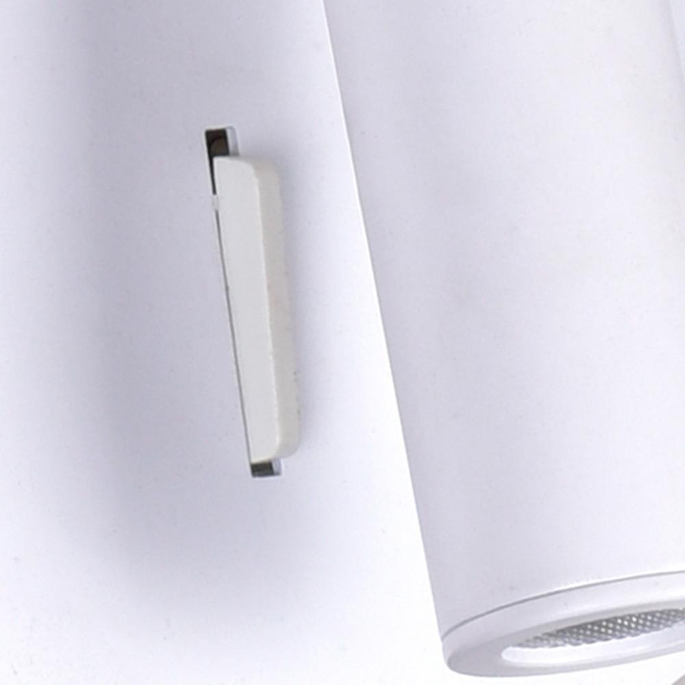 Private I LED Sconce With Matte White Finish