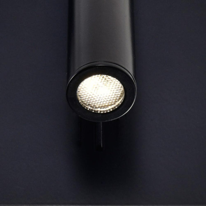 Private I LED Sconce With Matte Black Finish