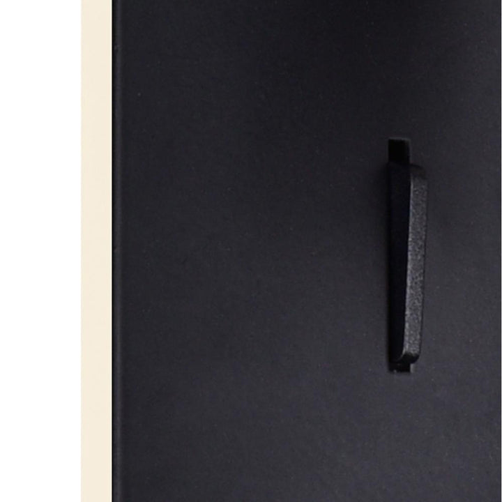 Private I LED Sconce With Matte Black Finish