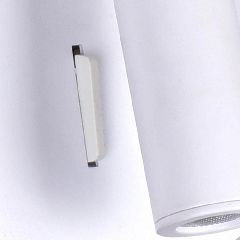 Private I LED Sconce With Matte White Finish