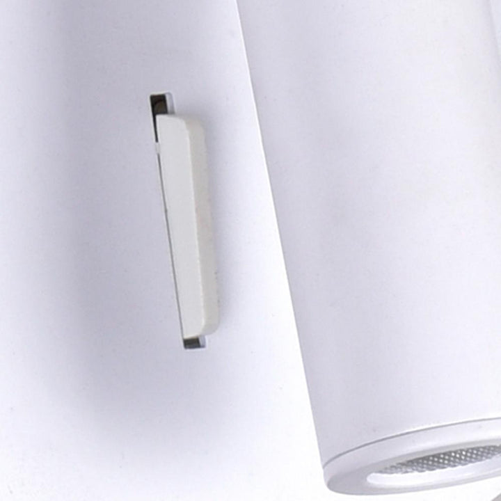 Private I LED Sconce With Matte White Finish