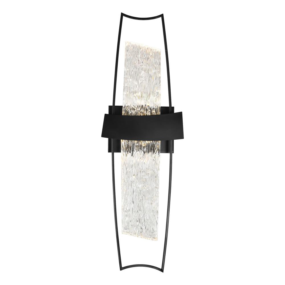 Guadiana Integrated LED Black Wall Light