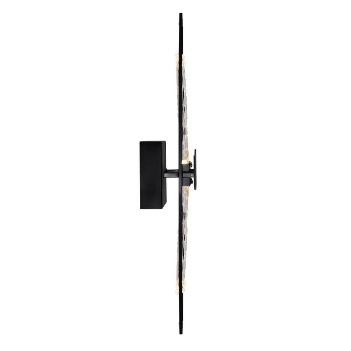 Guadiana Integrated LED Black Wall Light