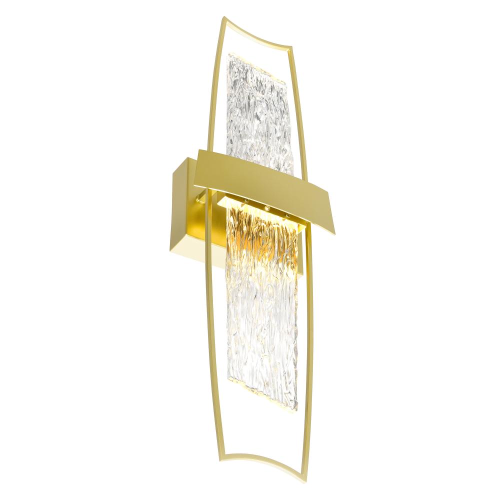 Guadiana Integrated LED Satin Gold Wall Light