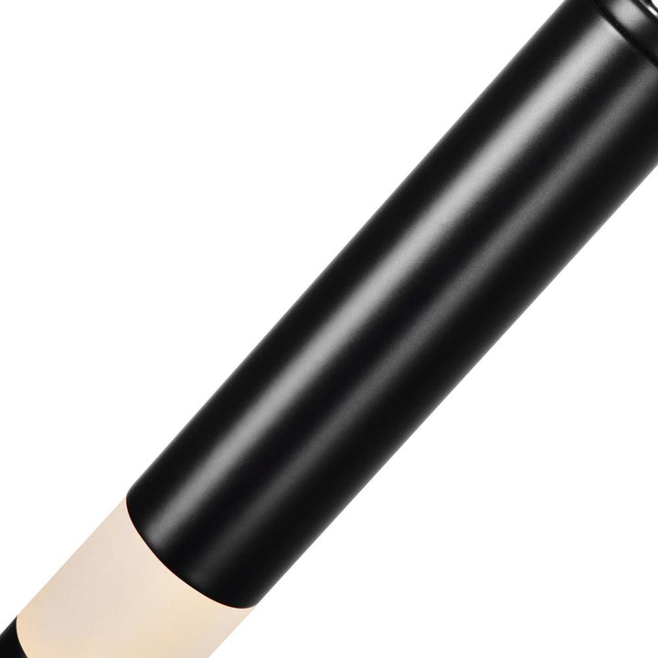 Flute 1 Light LED Pendant With Black Finish