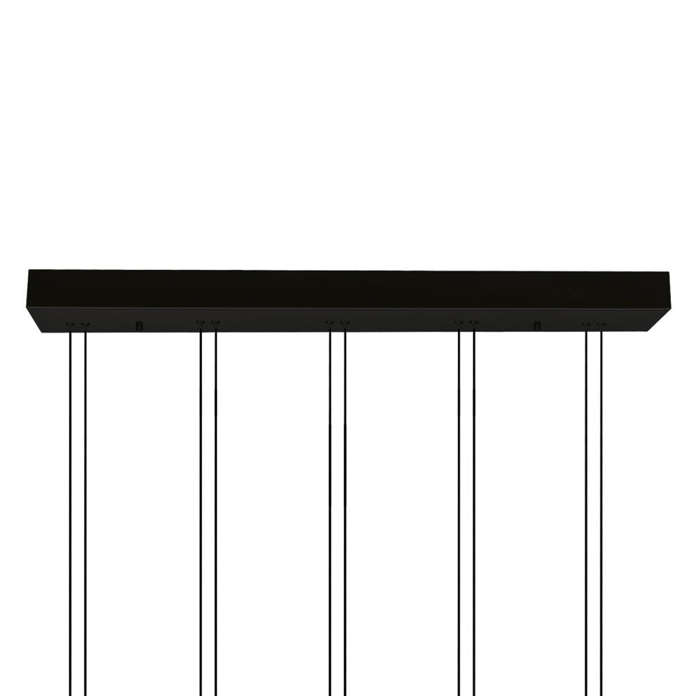 Hoops 5 Light LED Chandelier With Black Finish