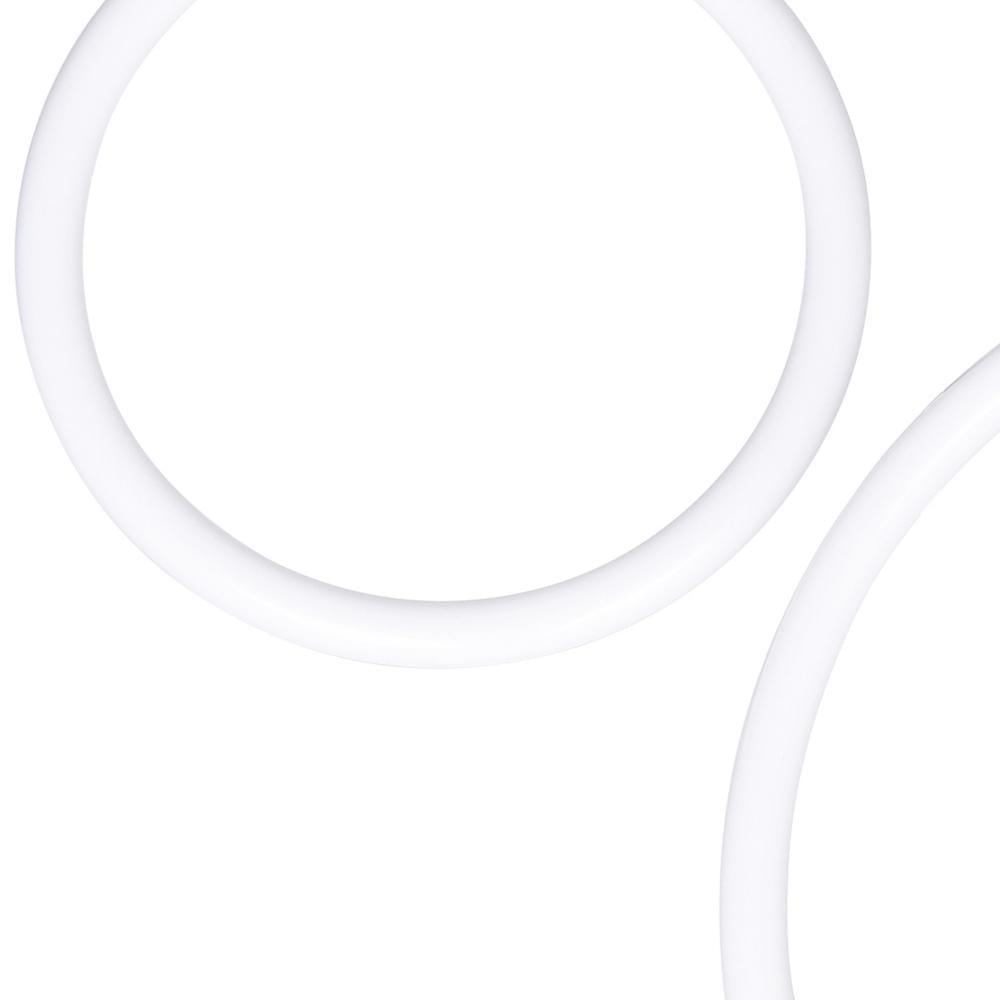 Hoops 5 Light LED Chandelier With Satin Gold Finish