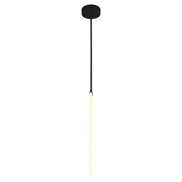 Hoops 1 Light LED Chandelier With Black Finish