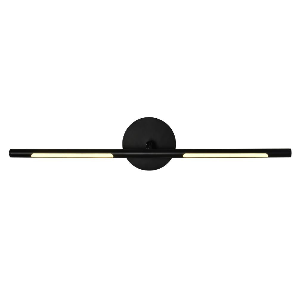 Oskil LED Integrated Wall Light With Black Finish