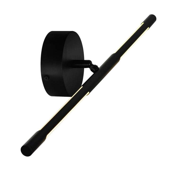 Oskil LED Integrated Wall Light With Black Finish