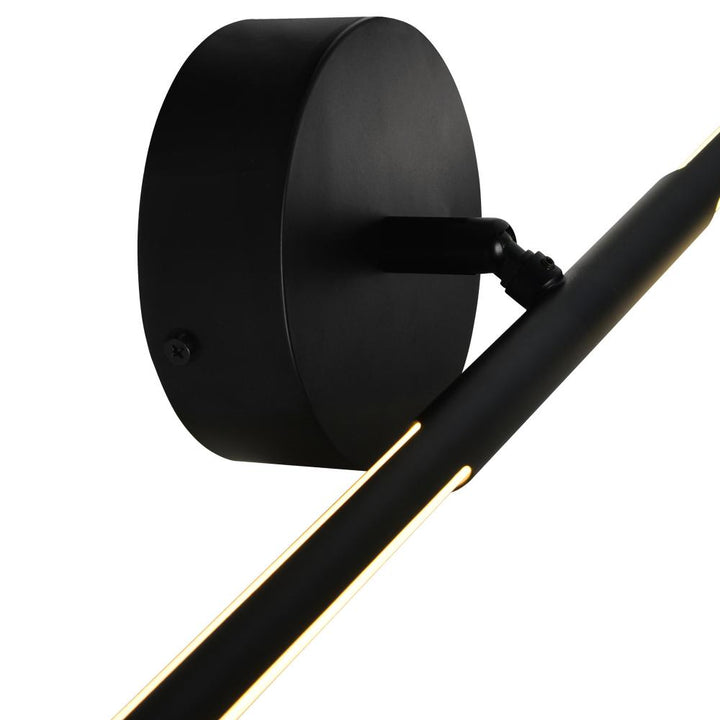 Oskil LED Integrated Wall Light With Black Finish