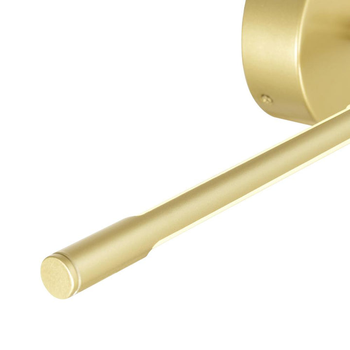 Oskil LED Integrated Wall Light With Satin Gold Finish