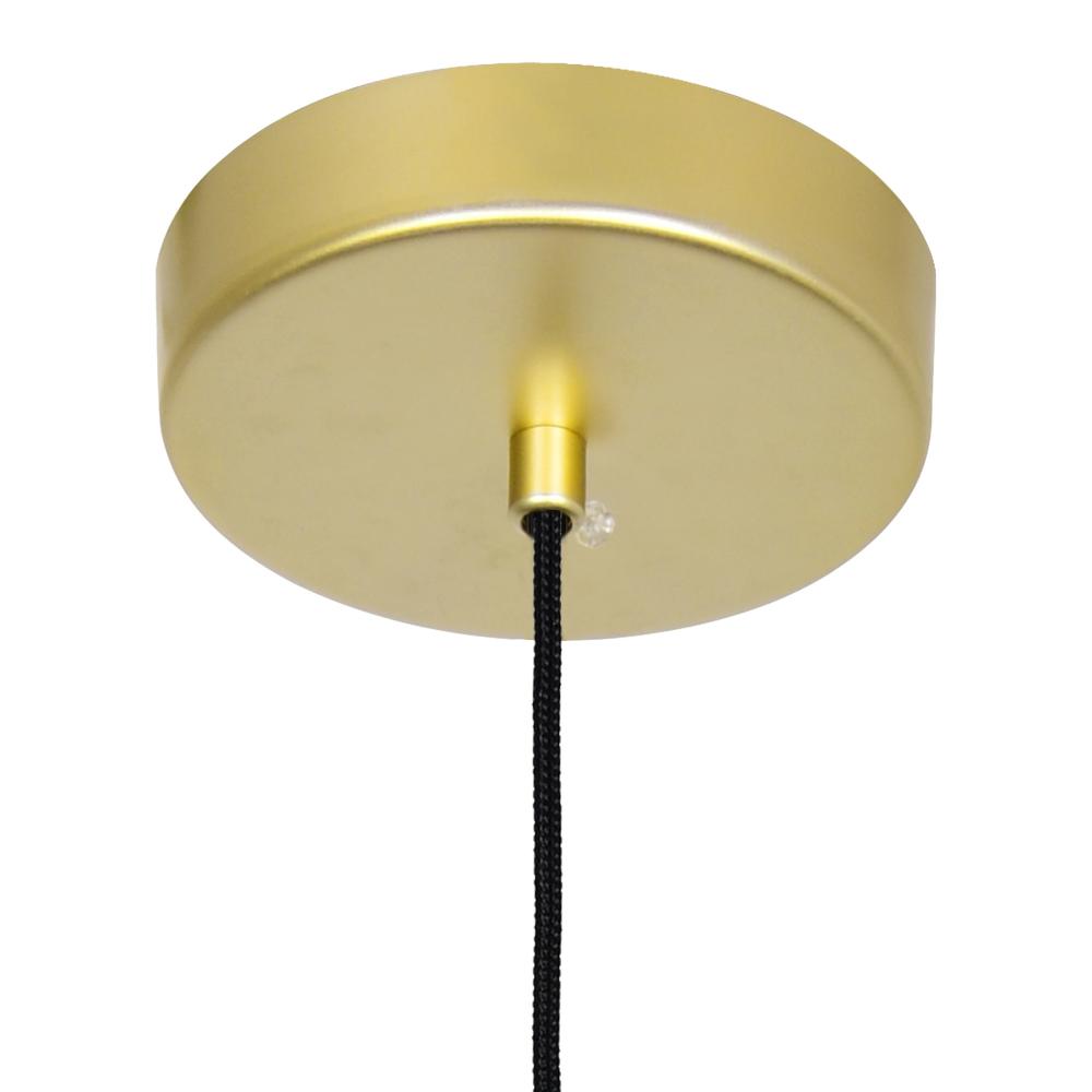 Lena LED Integrated Mini Pendant With Satin Gold Finish
