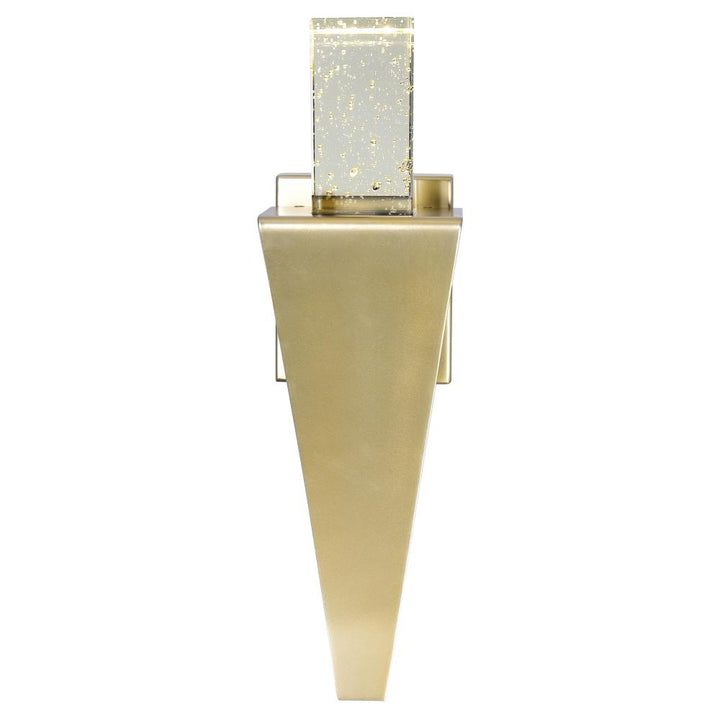 Catania LED Integrated Satin Gold Wall Light