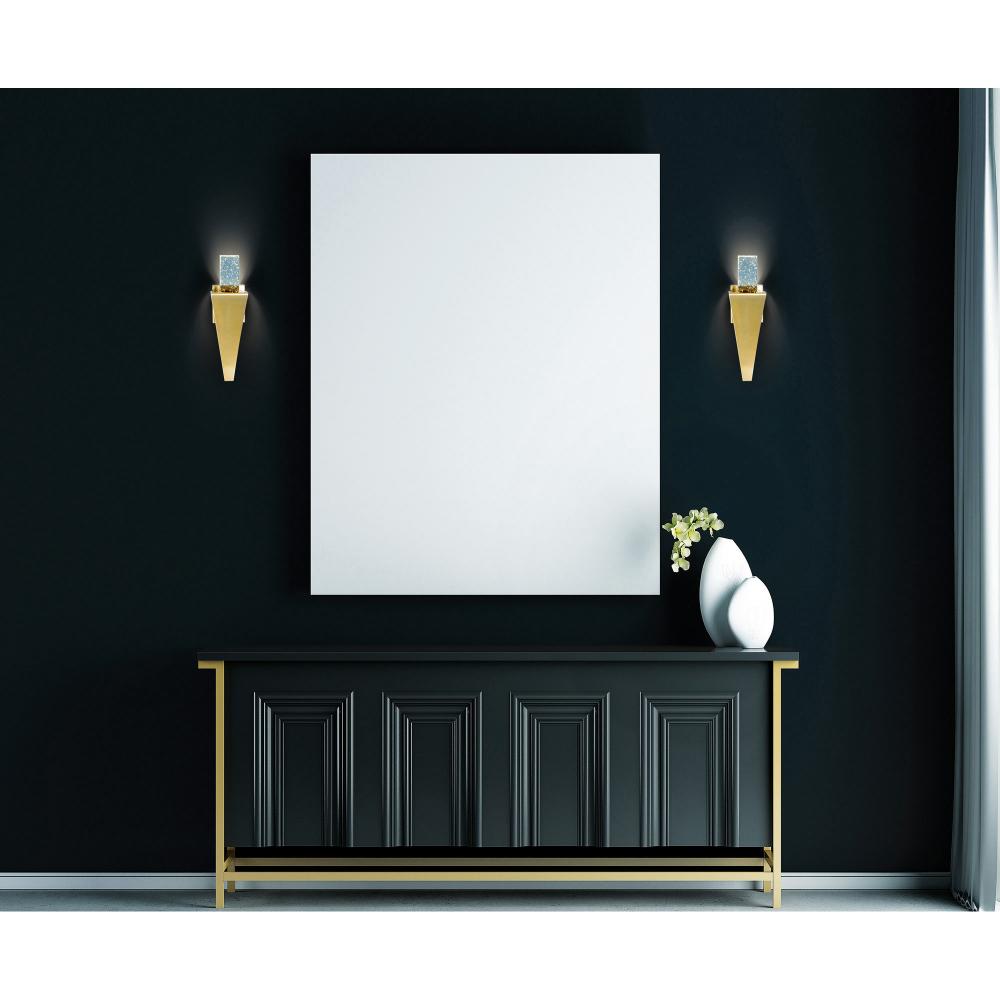 Catania LED Integrated Satin Gold Wall Light