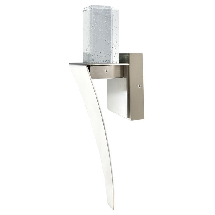 Catania LED Integrated Satin Nickel Wall Light