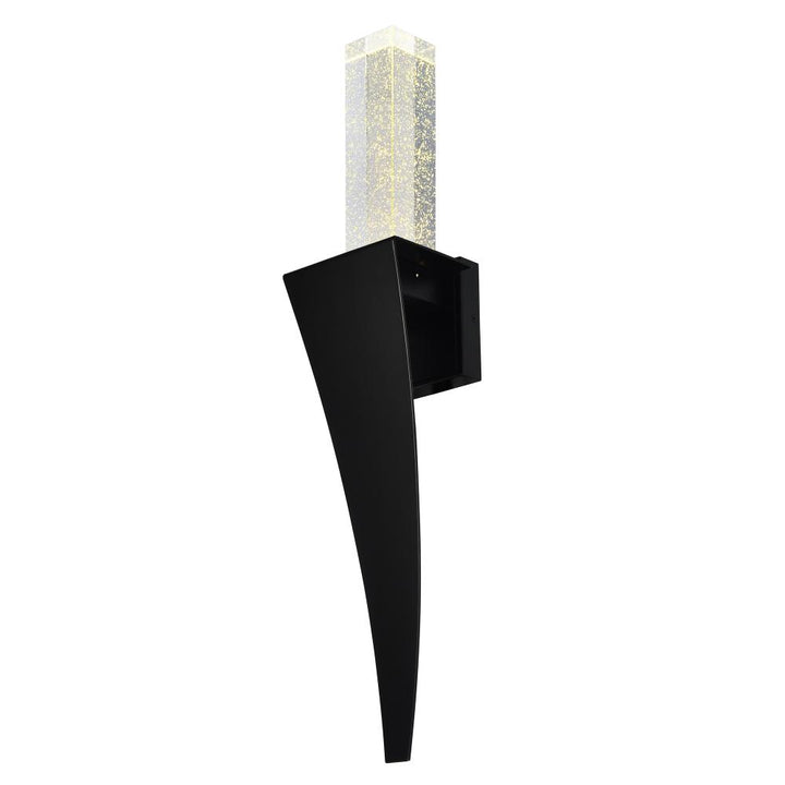 Catania Integrated LED Black Wall Light
