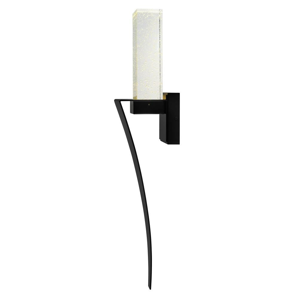 Catania Integrated LED Black Wall Light