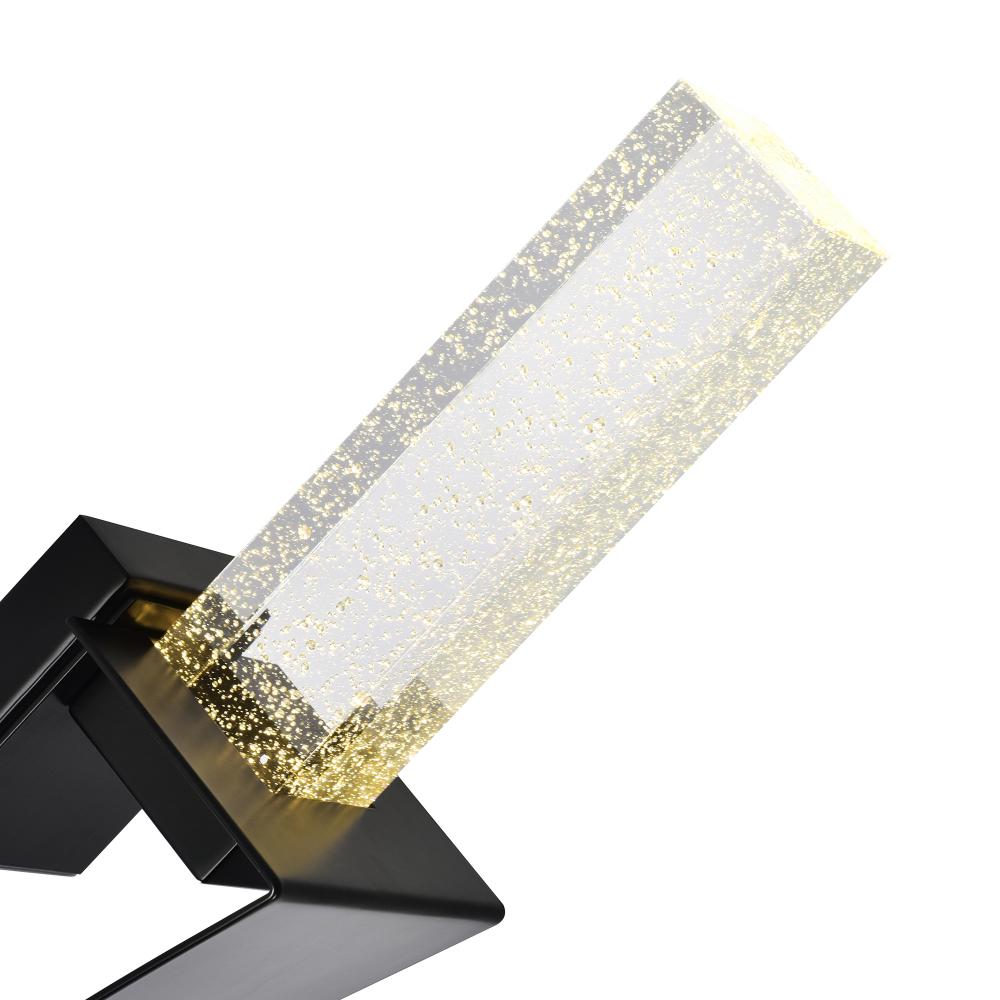 Catania Integrated LED Black Wall Light