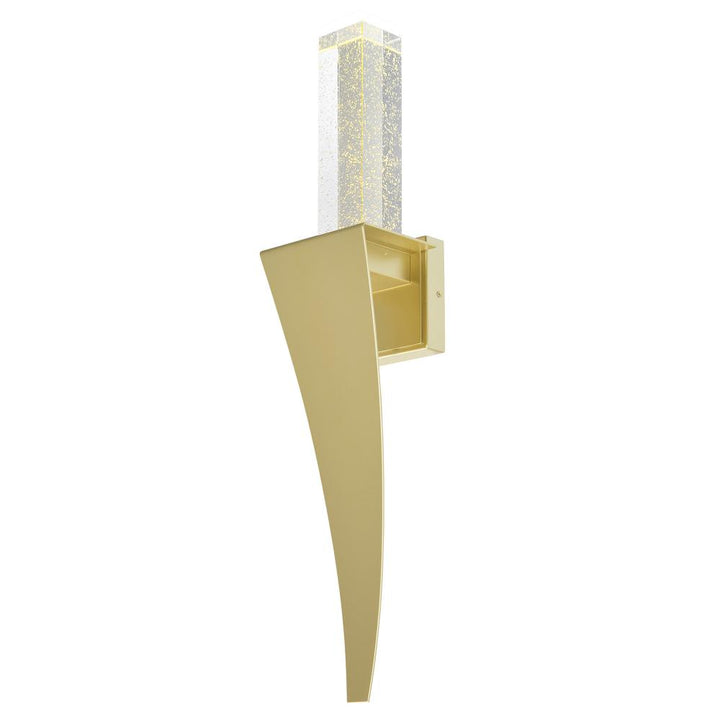 Catania Integrated LED Satin Gold Wall Light