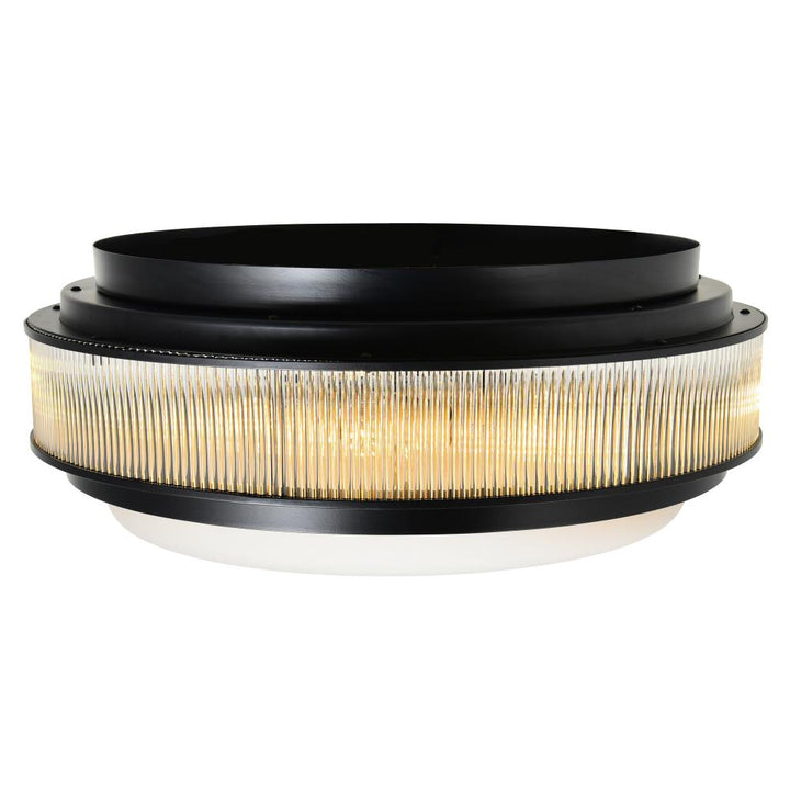 Valdivia 4 Light Black Flush Mount