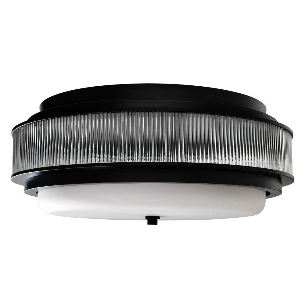 Valdivia 4 Light Black Flush Mount