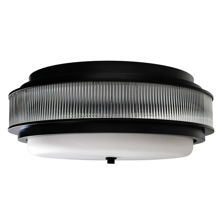 Valdivia 4 Light Black Flush Mount