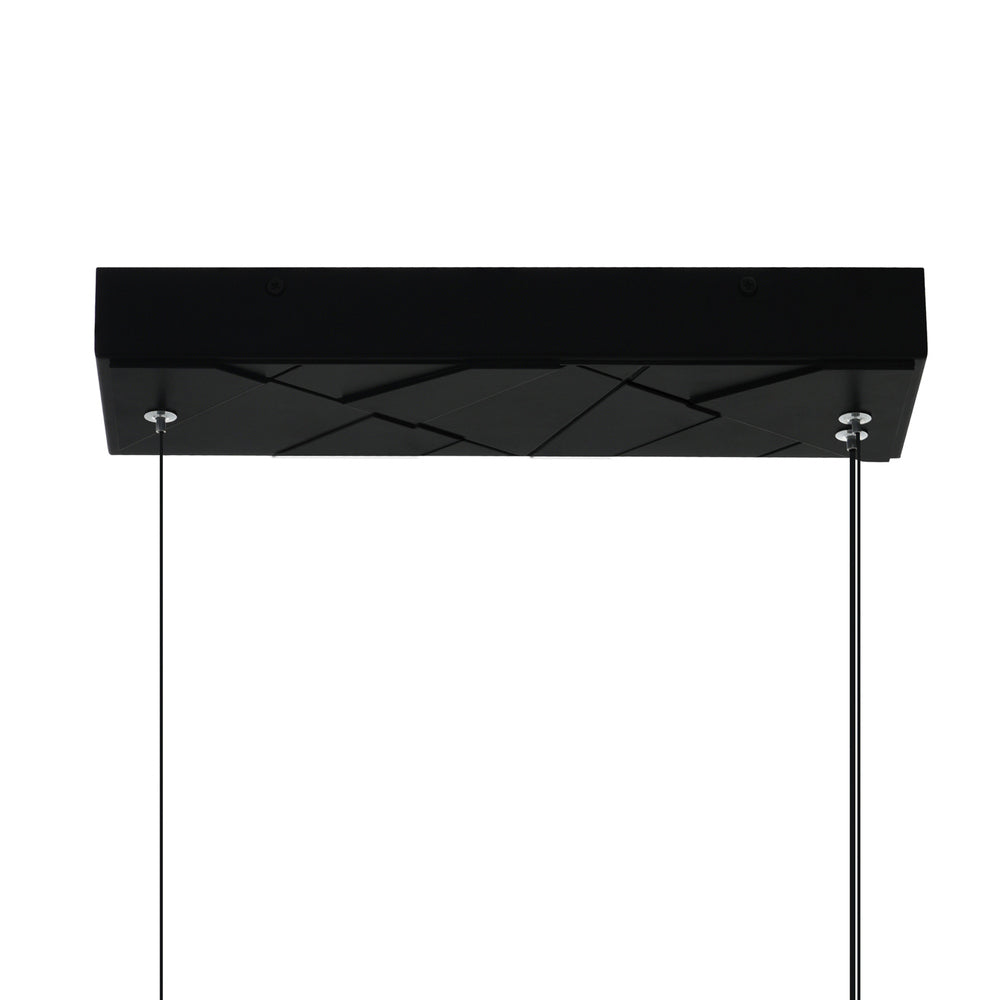Valira Integrated LED Black Chandelier