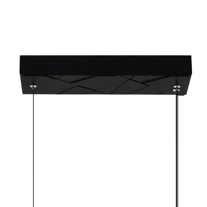 Valira Integrated LED Black Chandelier
