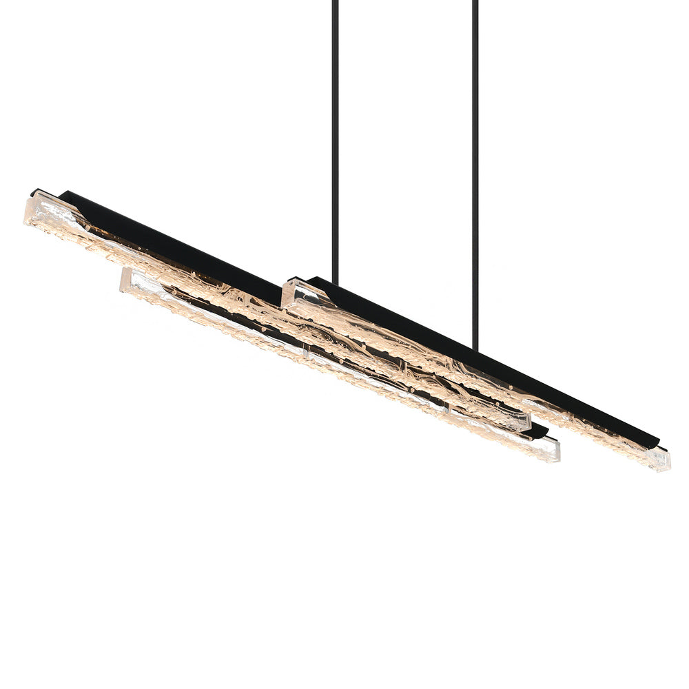 Valira Integrated LED Black Chandelier