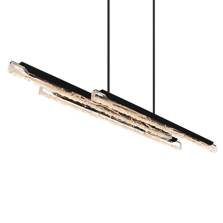 Valira Integrated LED Black Chandelier