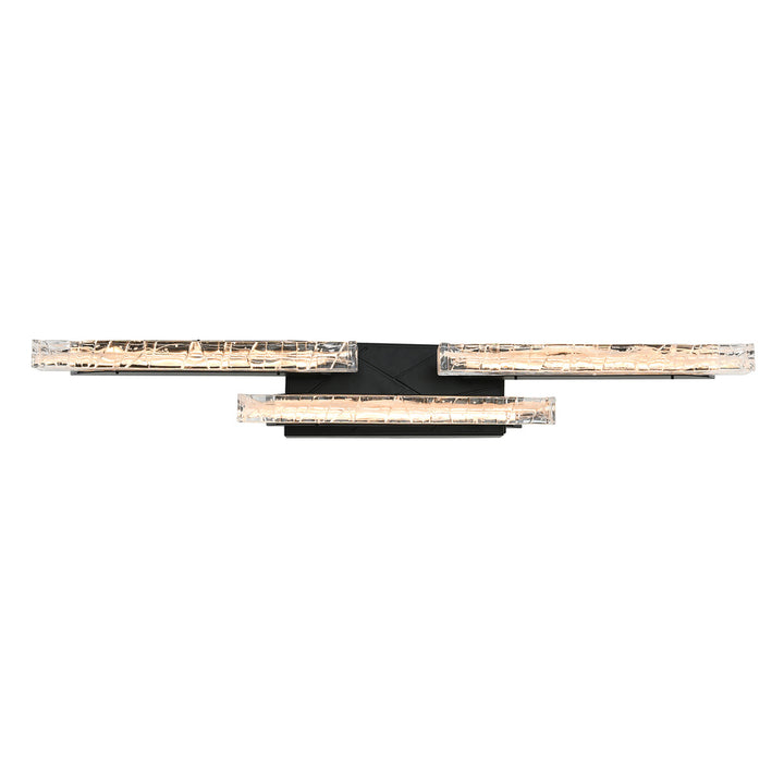 Valira Integrated LED Black Vanity Light
