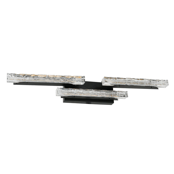 Valira Integrated LED Black Vanity Light