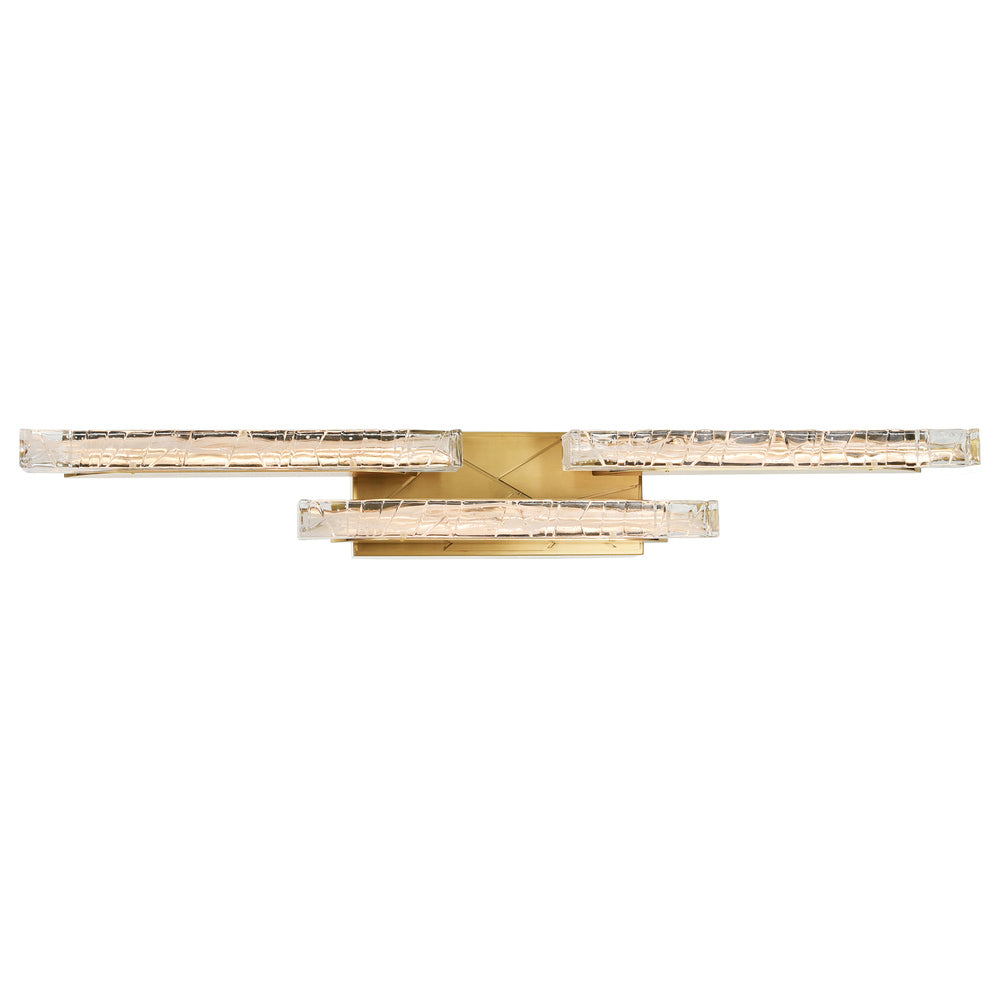 Valira Integrated LED Brass Vanity Light