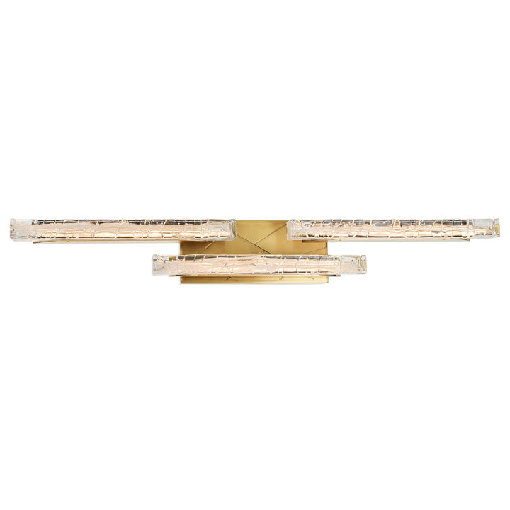 Valira Integrated LED Brass Vanity Light