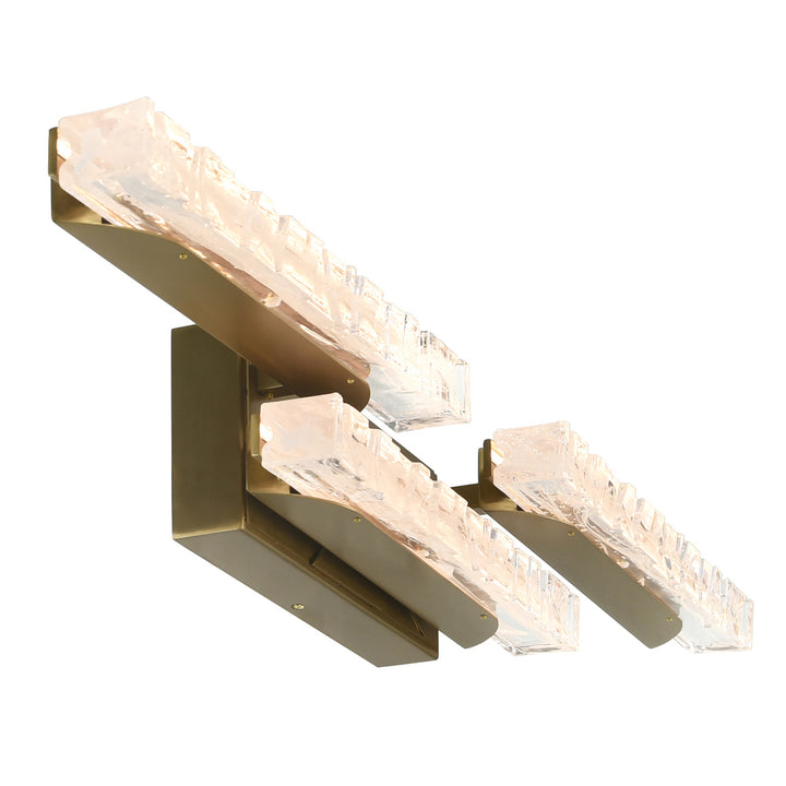 Valira Integrated LED Brass Vanity Light