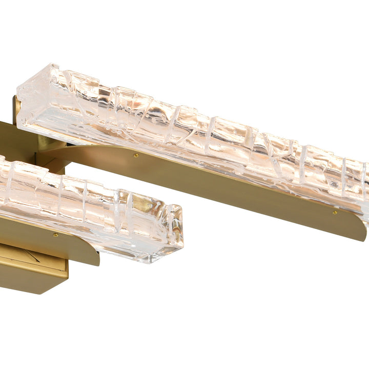Valira Integrated LED Brass Vanity Light