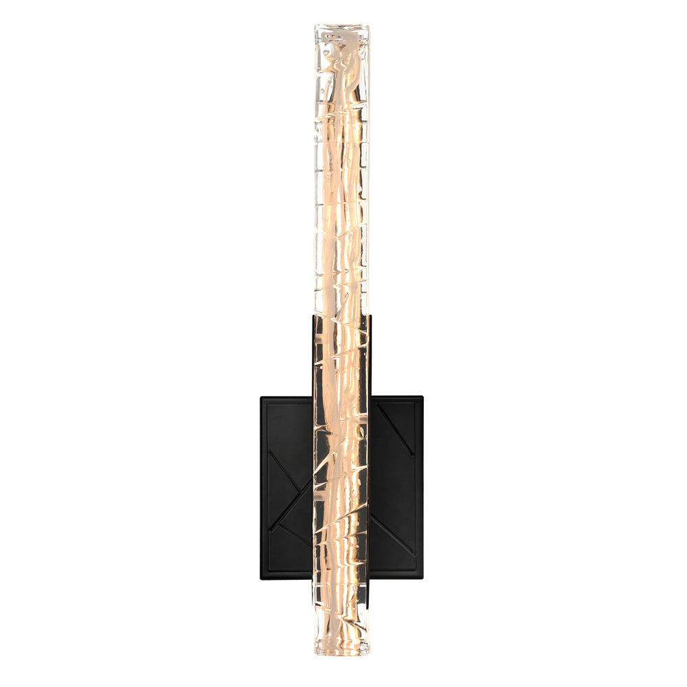 Valira Integrated LED Black Wall Light