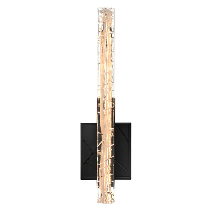 Valira Integrated LED Black Wall Light