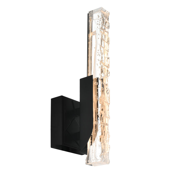 Valira Integrated LED Black Wall Light