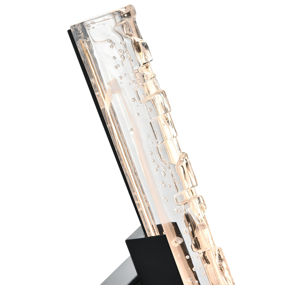 Valira Integrated LED Black Wall Light