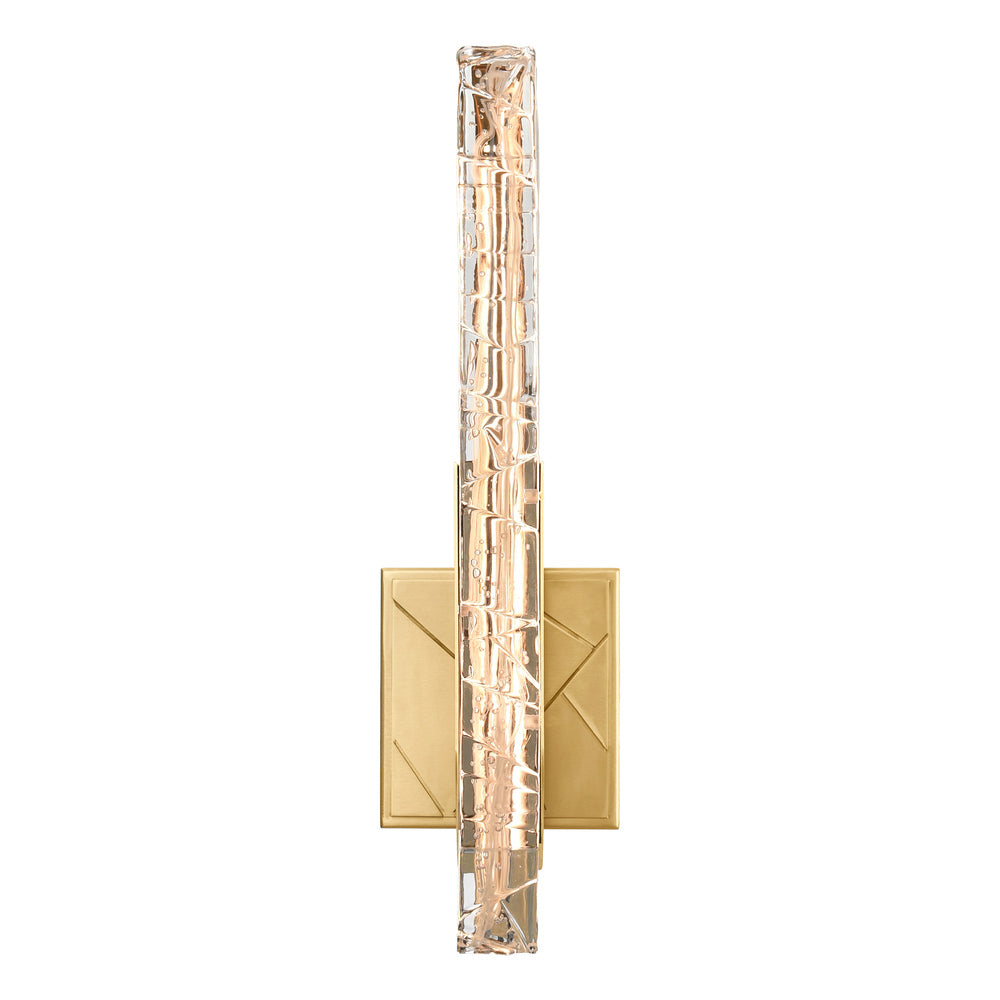 Valira Integrated LED Brass Wall Light