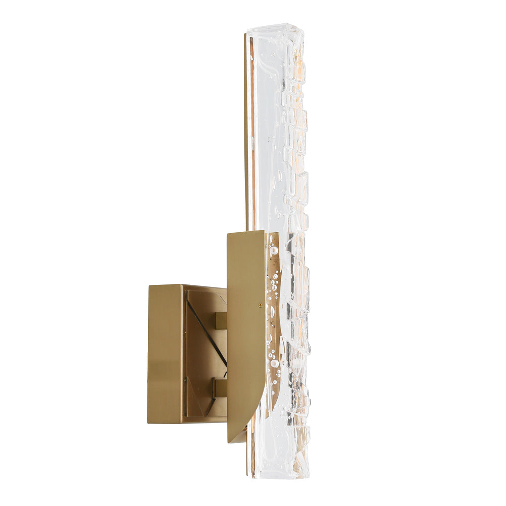 Valira Integrated LED Brass Wall Light