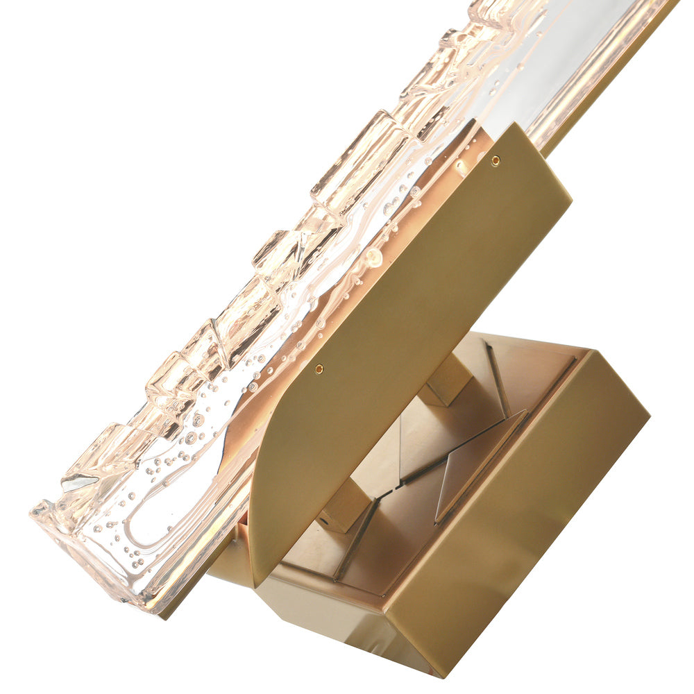 Valira Integrated LED Brass Wall Light